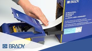 BradyPrinter M611 Mobile Printer - How to load bulk, fanfold and custom materials