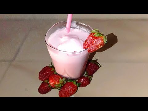 strawberry-milkshake-recipe-//-strawberry-ice-cream-milkshake