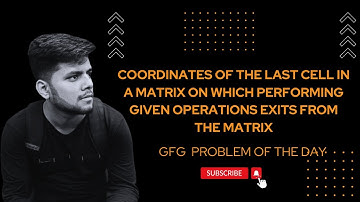 Coordinates of the last cell in a Matrix on which performing given operations exits from the Matrix