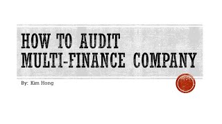 Download Lagu How to Audit Multi-finance Company MP3