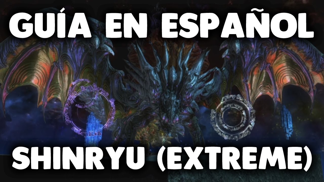 Ffxiv Stormblood Shinryu Extreme Guia En Espanol Youtube