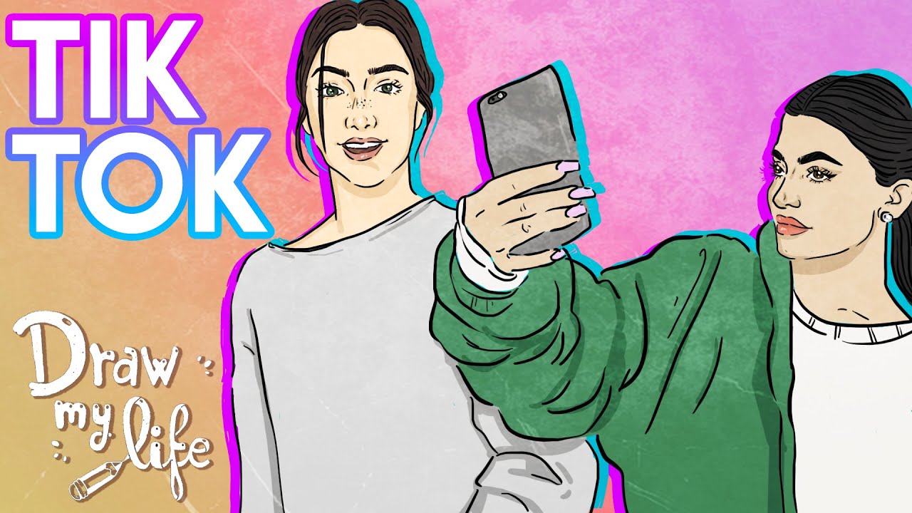 Los TIK TOKS MÁS VIRALES | Draw My Life - YouTube