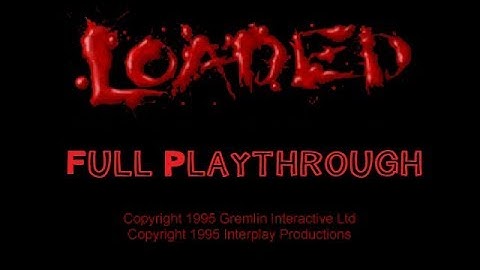 Loaded PS1 Full Playthrough - This Game Has Awesome Music