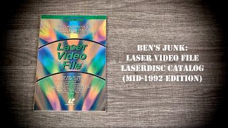 Oddity Archive: Episode 278.1 – Ben’s Junk: Laser Video File Laserdisc Catalog (Mid-1992)