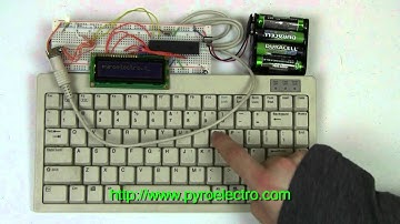 PS2 Keyboard To 16x2 LCD Interface