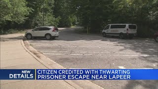 Citizen credited with thwarting prisoner escape near Lapeer screenshot 4