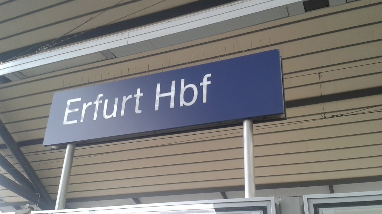 Bahnsteigansagen Erfurt Hbf (Heiko Grauel)
