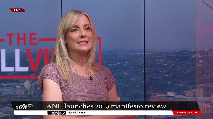 ANC 2019 Manifesto Review | In conversation with Prof. Dirk Kotze