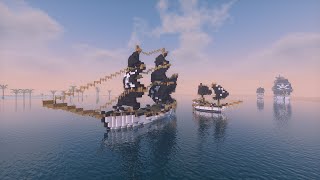CRAFTING THE PIRATE SHIP IN MINECRAFT WITH @RogueGamerssYT #minecraft #minecraftlive #pirategaming