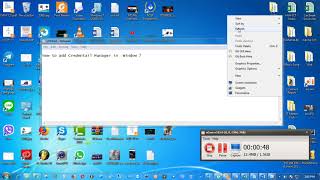 Credential Manager in Window 7