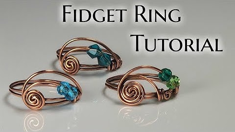 Easy Fidget Rings: Beginner Friendly: Wire Wrapping Tutorial: DIY Jewelry