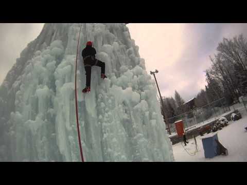 Initiation escalade glace Bruno Gauthier