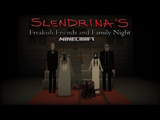 Slendrina's Freakish Friends and Family Night, Minecraft Horror Map