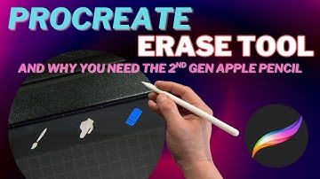 Erase Tool Mastery in Procreate | Why the 2nd Gen Apple Pencil Is a Game Changer