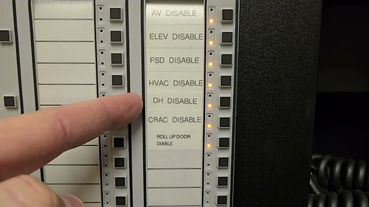 Notifier NFS 3030 | How to use Disable Buttons on Fire Panel