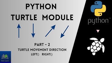 Python Turtle Graphics  | Turtle Movement | Beginners to Advanced Part - 2 #pythonturtlegraphics