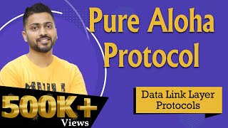 Lec-32: What is Pure Aloha in Hindi | MAC Layer Protocol screenshot 1