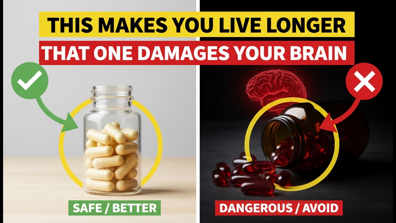 Over 60? 4 Vitamins to Avoid & 4 That Actually Support Muscle, Brain & Heart Health