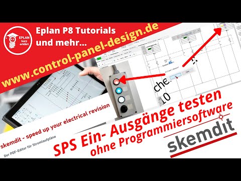 SPS Modus in skemdit. So kannst du deine Ein- und Ausgänge ohne Programmiersoftware testen.