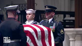 WATCH: George H.W. Bush arrives for final service at St. Martin’s Episcopal Church