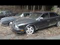 大量のアメリカ車、キャデラック、シボレー　BMW　シーマ　スカイラインGTR？【廃車旧車、草ヒロ（草ムラのヒーロー）】