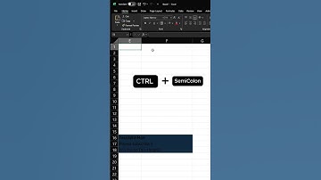 Excel Hacks - Use this Date Shortcut!
