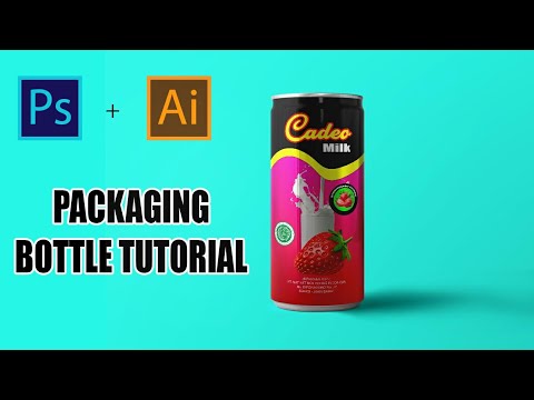 Download Cara Membuat Desain Packaging Minuman di Photoshop dan ...