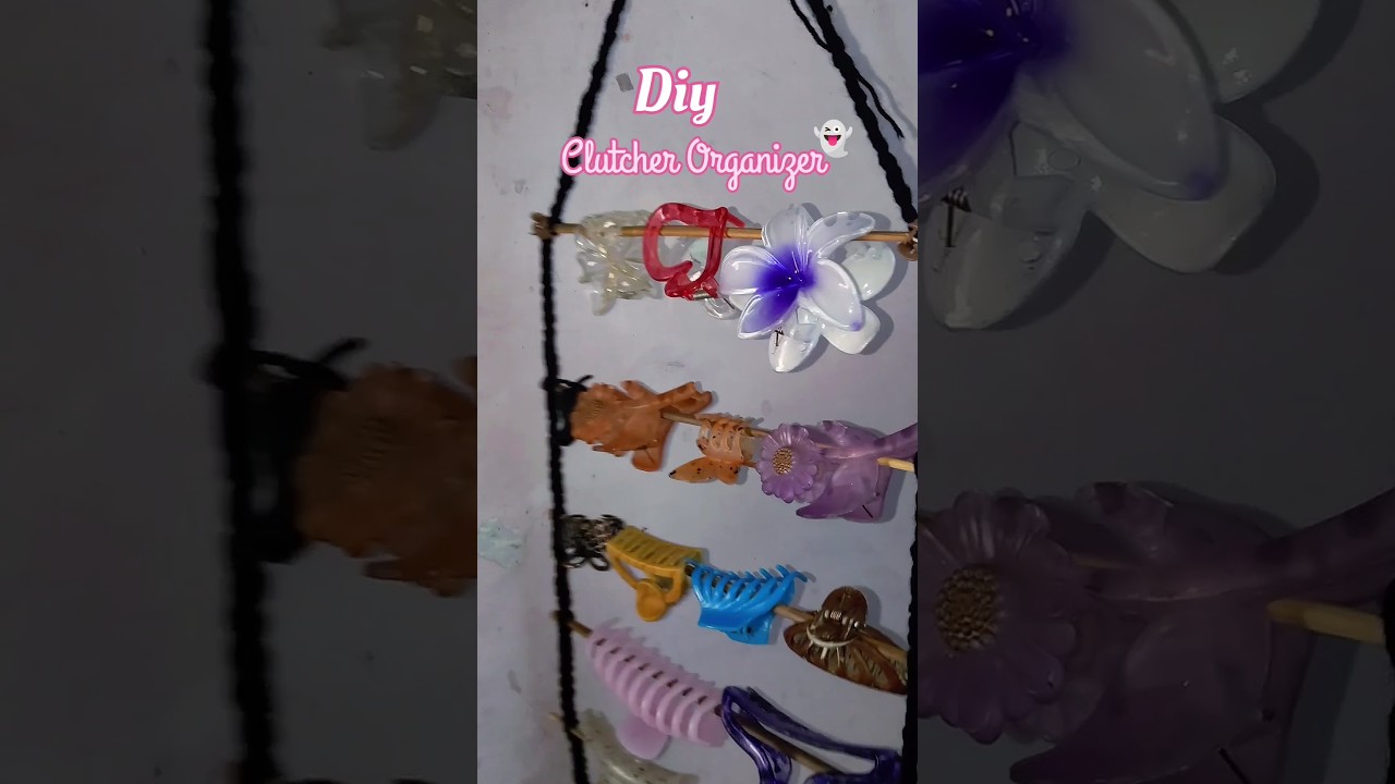 Diy Clutcher organizer🤍 