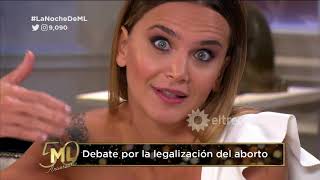 Intenso debate sobre la despenalización del aborto en La noche de Mirtha