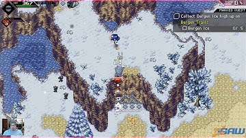 I check out the Bergen trail and Temple Mine in CrossCode