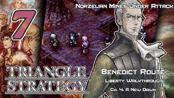 Triangle Strategy - Liberty Walkthrough - Ep. 7: Norzelian Mines Under Attack