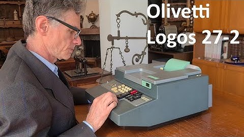 Meet one of the more complicated mechanical devices ever built by Man, the Olivetti 27-2
