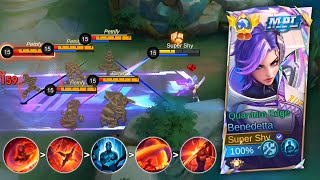 HOW TO COUNTER A DOMINATING DYRROTH IN EARLY GAME!! 🔥 BENEDETTA BEST BUILD | MOBILE LEGENDS