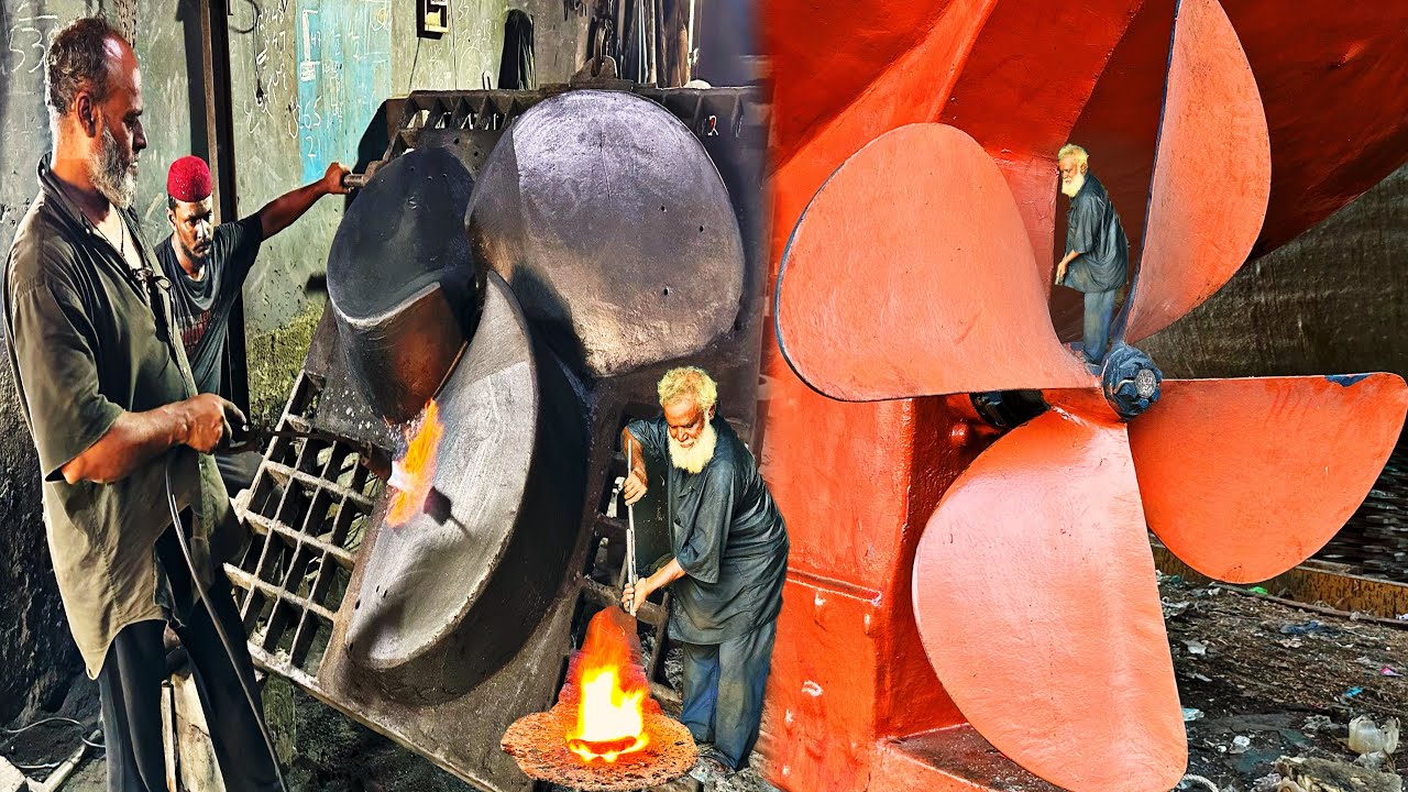 The Manufacturing Process of Ship ProPeller Production in Local Factory
