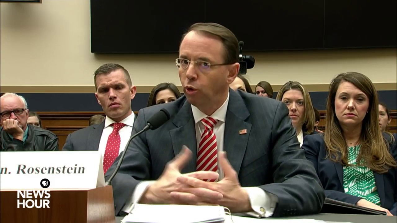 Rod Rosenstein Calls for United Front Against Russian Interference