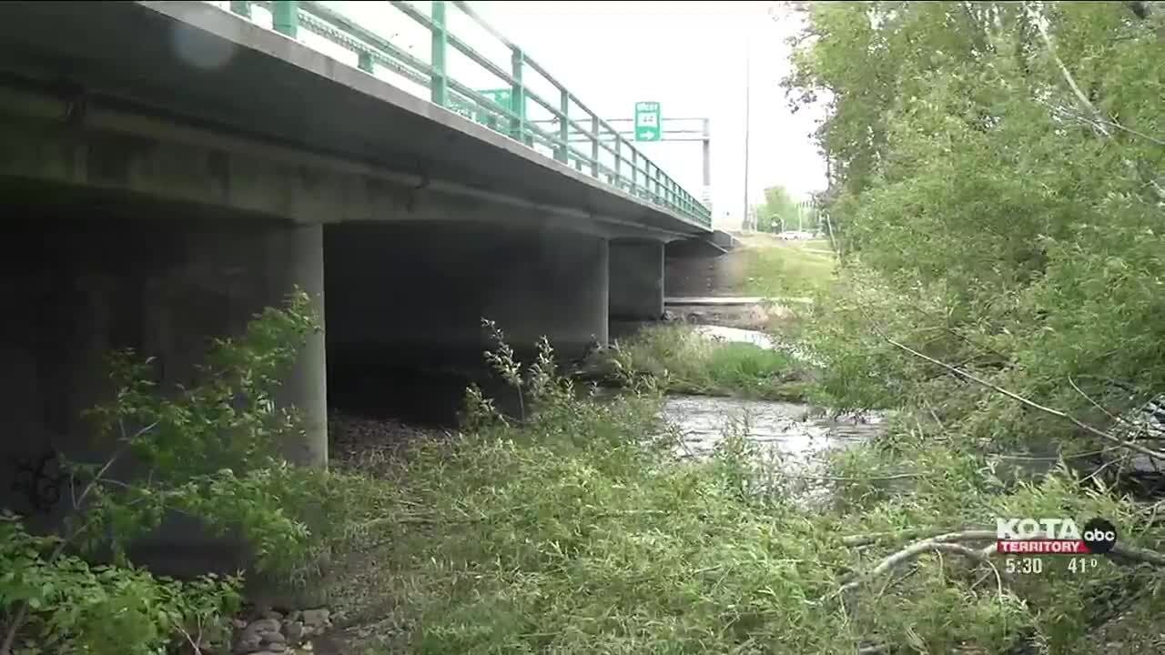 Concerns about an area with an improvised outdoor camp