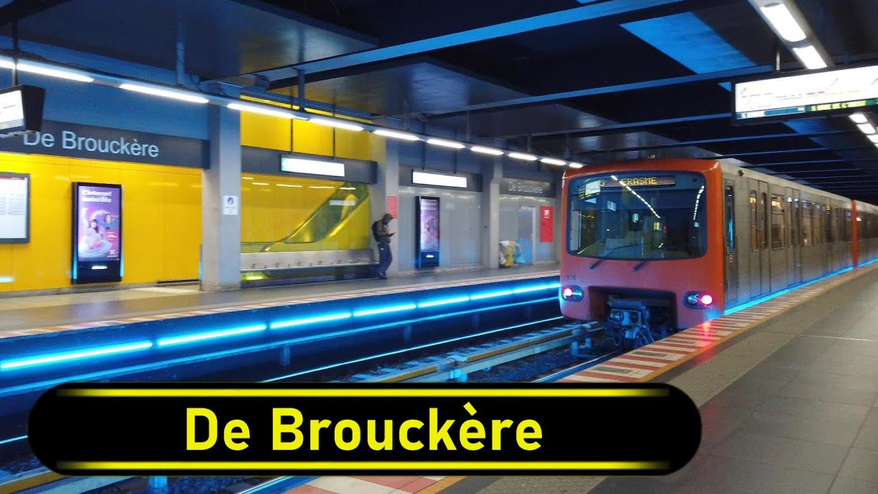 Metro Premetro Station De Brouckère - Brussels 🇧🇪 - Walkthrough 🚶