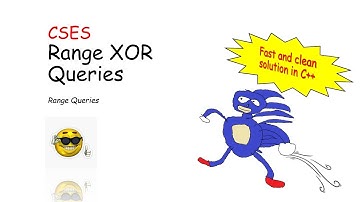 CSES | Range Queries | Range XOR Queries