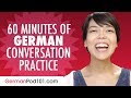 60 minutes of german conversation practice  improve speaking skills