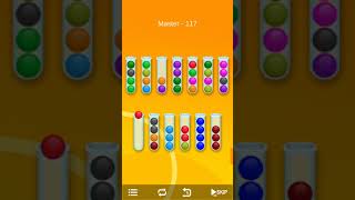 Ball sort-Bubble sort puzzle Game Master level 117