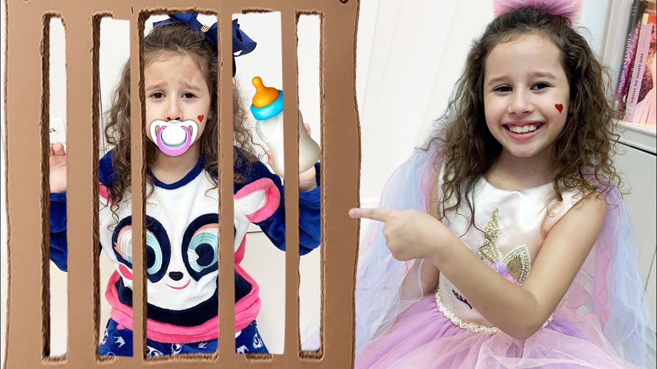 Валентина притворяется младенцем ★ !