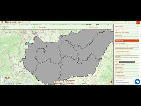 Download Hungary GIS Data | Unlocking Hungary's Geospatial Insights | Download data formats