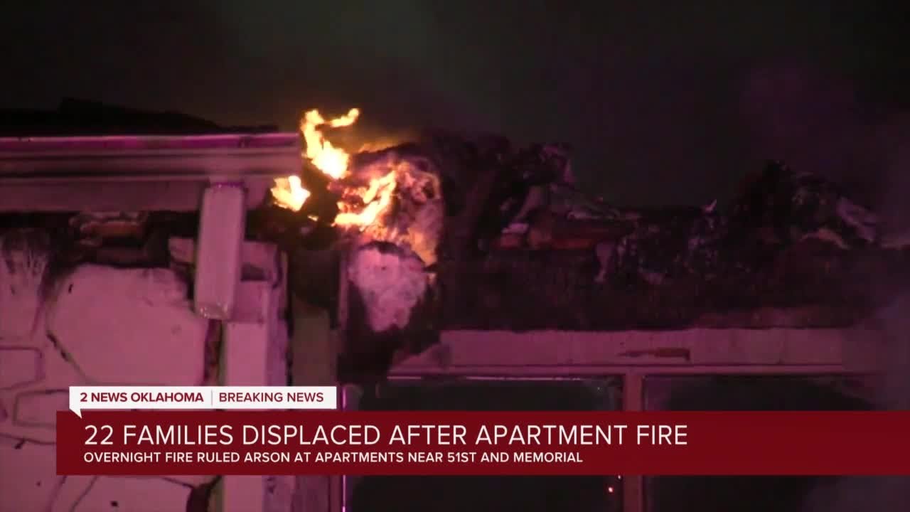 Dozens displaced after apartment fire - YouTube
