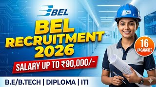 BEL Recruitment 2026: Apply Online for 16 Trainee Engineer, EAT & Technician Posts in Chennai
