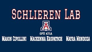 OPTI 471A Lab 9 - Schlieren Imaging (2025)