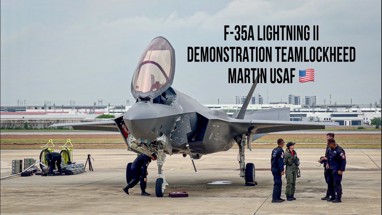 F-35A Lightning II Demonstration Team ครบรอบ 88ปี กองทัพอากาศ - YouTube