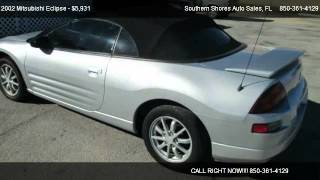 2002 Mitsubishi Eclipse GS Spyder - for sale in Pensacola, FL 32505 2002 Mitsubishi Eclipse Spyder Pensacola Fl Frontier Motors