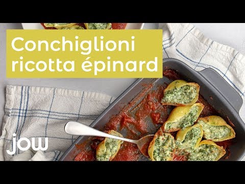 recette-de-pâte-ricotta-&-épinard-:-les-"conchiglioni"