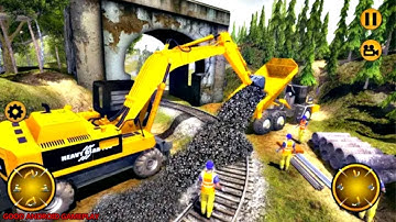 Train Track Construction Sim: Railroad Builder ( by Phosphenes Games ) Android Gameplay FHD