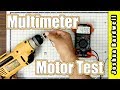 Quadcopter Motor Damaged? How to find out. With a drill.